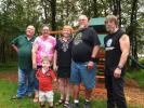 Stacey Solt/Times News Benjamin Hanitch, 3, enjoys being surrounded by his grandparents. From left are Ron and Karen Smith, Kathy and Bill Sherman, and Terry Hanitsch.