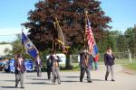 LINDA KOEHLER/TIMES NEWS The color guard of the American Legion Post 927 of Gilbert led the Chestnuthill Township 250th Anniversary parade.