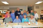 AMY MILLER/TIMES NEWS A number of seniors from the Weatherly Senior Center gather during the annual senior picnic at the Orioles Community Center on Tuesday. They include, seated, from left, Ronald Hensel, Dorothy Contrady, Evelyn Wagner and Joanne…
