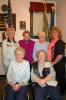 Gail Maholick/TIMES NEWS Shoemaker-Haydt Unit 314 of the Lehighton American Legion Auxiliary recently honored past presidents as well as the current president. From left are, front, Evelyn Nansteel and Jean Rice; and back, Mildred German, LaRue…