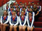 SPECIAL TO THE TIMES NEWS The Pleasant Valley Varsity Cheerleaders display their second place District XI Championship medals. They are front row, from left: Captain Abby Roselli, junior, Captain Allison Charles, Captain Mackenzie Hammond, Captain…