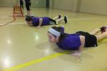 Youth answer burpee challenge