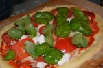 @$:KAREN CIMMS/TIMES NEWS  Margherita Pizza ready to go into the oven.