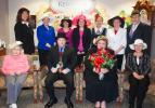 The Blue Mountain Health System gala committee dons their Kentucky Derby hats during the media event on Wednesday, Committee members are, seated from left, Jeannine Siegmond; Dr. Richard Lizak and Alicia Shutack-Silliman, honorary hosts for the…