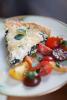 This April 7, 2014 photo shows a ricotta spinach tart in Concord, N.H. (AP Photo/Matthew Mead)