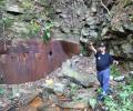 Anthracite mining historian and photographer Michael Havrischak of Coaldale stands at the sealed mine head and explains the dynamics of the 1915 Foster's Mine Tunnel Cave-In, an event that trapped 11 miners for days, all of whom survived. DONALD R…
