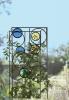 The Kaleidoscope Tomato Cage provides a sturdy support for tomato plants while adding color to the landscape. PHOTO COURTESY GARDENER'S SUPPLY COMPANY