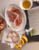 Ingredients for citrus-marinated scallop and prosciutto kebabs. This dish puts scallops at the center of a skewer's worth of very tasty kebabs. It requires no more than 15 minutes hands-on time and 40 minutes total from start to finish. JAMES OGLE…