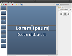 Lay out the text of your presentation