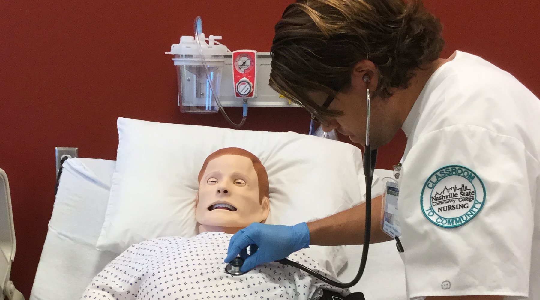 Male Nursing Student With Stethoscope