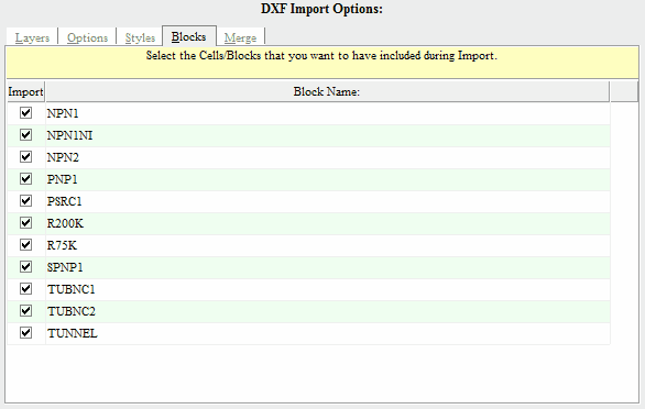 dxfblocks