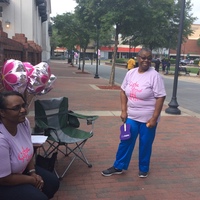 Romona Johnson and Eunice Miller