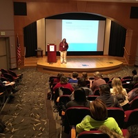 Barbara Bieler, BSN, RN presenting MEWS Scoring.