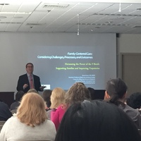 Giora Netzer, MD presenting on Family Centered Care!