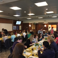 Dinner is underway and networking is happening!

#CelebrateTheBedside #CBCAACN 