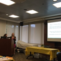 Angela Bonomo, BS, RN, CCRN, CMC & Katie Davis, RD, LDN, CNSC from UM St. Joseph Medical Center presenting “Transitioning from Rate-based to Volume-based Feeding.