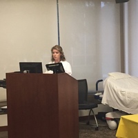 eather Thornton, BSN, RN from Johns Hopkins Bayview presenting “Steps To Restore Independence and Dignity Early (STRIDE)” #CelebratingTheBedside #CBCAACN