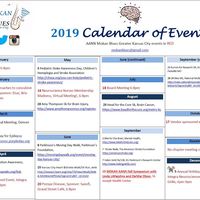 2019 Calendar of Events