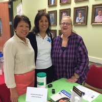 Chapter President Laura Espinosa, President elect Susan Radke and Board member Sandy Danon