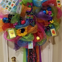 Wreath made by our President-elect Norma Avitua-Ovalle. 