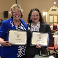 Valerie with Jamie Lingsch, Imagemaker recipient Methodist Healthcare System