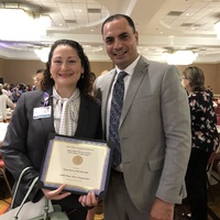 Valerie with Chadi, CNO at Metropolitan Hospital