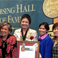 PNACC 2012-2014 President Nancy Hoff inducted to the Central San Joaquin Valley Nursing Hall of Fame. 