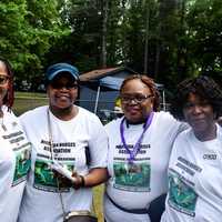 From Left: Rufina Noragbon (NNAG VP), Chichi O'Koli (Walkathon Chair/ NNAG PRO), Nkechi Amaeze (NNAG President), Tola Adebayo (NNAG Education Chair)