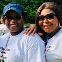 Wlakathon Chair- Chichi O'Koli with IZ Isoro (Past NNAG President)