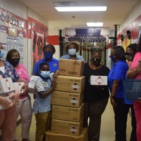 Meadowbrook Elementary PPE Distribution 2021