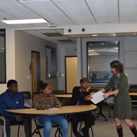 Shawnee Swoop
HRSA Sponsorship Manager passing out scholarship applications