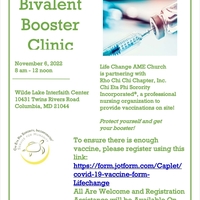 Our flyer we distributed to the community.