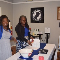 Past President Theresa Brisker & Secretary Wendy Sawyer 