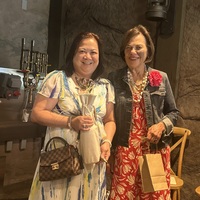 Raffle ticket winner, Maryanne Q. pictured left, & Linda G.