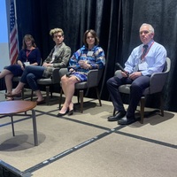The Celebration of Nurses Panelists - Brittany Brogan, Luke Velickoff, Dr. Jodi Biller, Dr. Roger Carpenter
