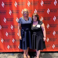 Southern WV Community and Technical College Faculty, Ashley Barnette and WVNA CEO, Julie Huron