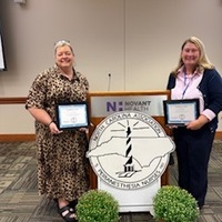 2025 NCAPAN President's Award: Left to Right, Marche' Tucker and Jennifer White