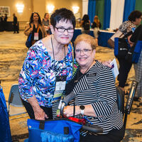 Jane and Dolly (Best Friends)  Jane has attended every Conference from inception