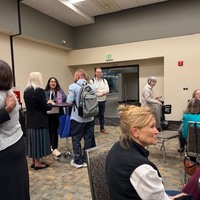 ACNA members and guests enjoy the celebration.