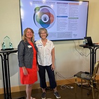 Karen Graf, NASN Education Specialist & Janet Farmer, WY NASN Representative