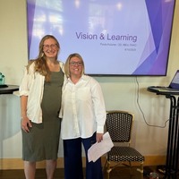 Dr. Paula Kutzner, Pediatric Optometry & Amy Wiig, WSNA President