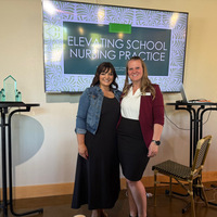 Rori Pedri, WSNA President-Elect & Robin Cole, Wyoming State Board of Nursing Practice and Education Consultant