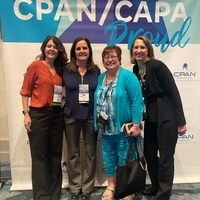 Michigan Attendees in front of ABPANC  backdrop