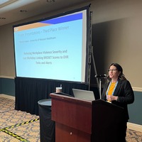 Poster Presenter Theresa Isaacs