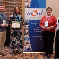 2025 MONL award winners with President Shanon Fucik 