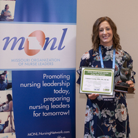 2025 MHA Daisy Nurse Leader of the Year Award winner Valerie Currier, BSN, R.N., NE-BC