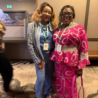 Ezioma Acholonu, NNAF President with Dr. Grace Ogiehor, NANNNA Board Chairman