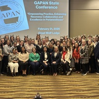 All attendees with our Wolf Ears! 