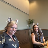 Board meeting members; Jennifer and Evonne