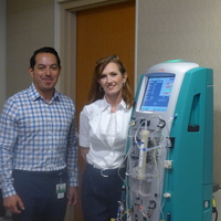 Roel De Alejandro and Heather Morris from Baxter Gambro